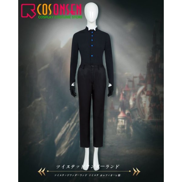 画像6: ツイステ風 ポムフィオーレ寮 ルーク・ハント 寮服 コスプレ衣装 (6)