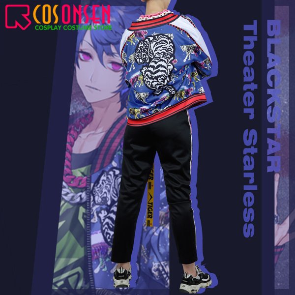 画像7: ブラックスター Theater Starless ブラスタ チームB オフの日 藍 コスプレ衣装 (7)