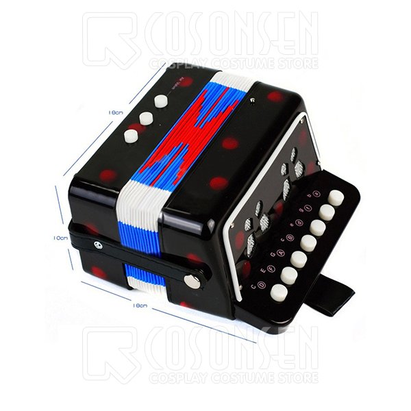 画像2: 第五人格 IdentityV ビクター ポストマン ピアノの鍵 鍵盤 アコーデオ ンコスプレ道具 (2)