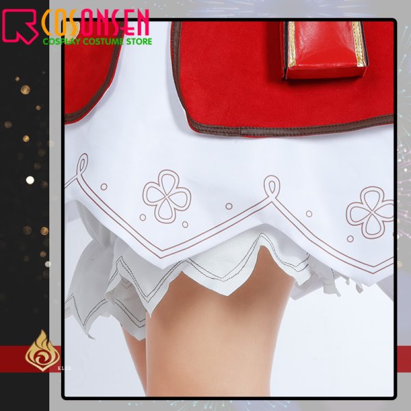 画像9: 原神 モンド城 クレー コスプレ衣装(カバンなし) (9)