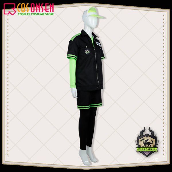 画像3: 【25%OFF】ツイステ風 ディアソムニア寮 リリア・ヴァンルージュ 運動着 コスプレ衣装 帽子なし (3)