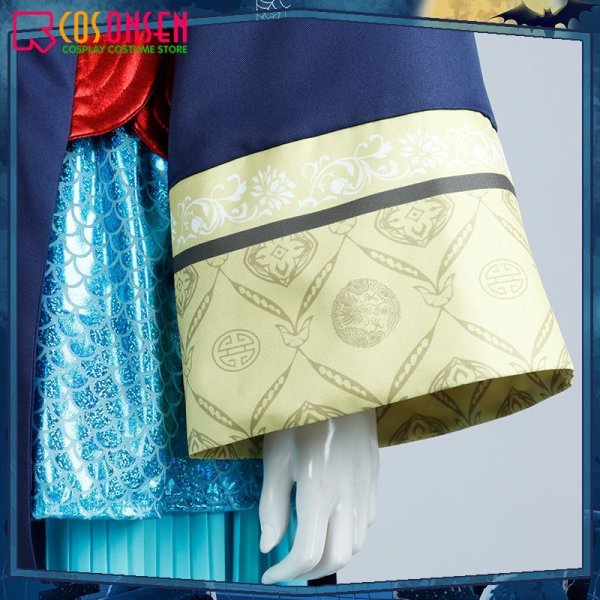 画像9: 【25%OFF】ツイステ風 ディアソムニア寮 マレウス・ドラコニア キョンシー コスプレ衣装(尻尾なし) (9)