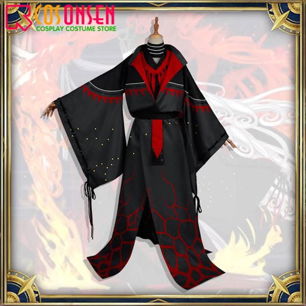 画像2: Fate/Grand Order FGO 地獄界曼荼羅 平安京 蘆屋道満 アルターエゴ コスプレ衣装 霊基再臨 第3段階 (2)
