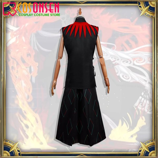 画像7: Fate/Grand Order FGO 地獄界曼荼羅 平安京 蘆屋道満 アルターエゴ コスプレ衣装 霊基再臨 第3段階 (7)