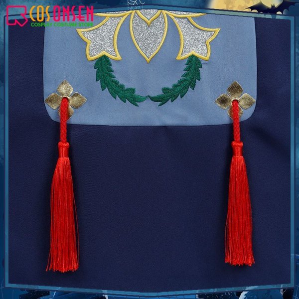 画像10: ツイステ風 ディアソムニア寮 リリア・ヴァンルージュ  キョンシー コスプレ衣装（尻尾なし） (10)