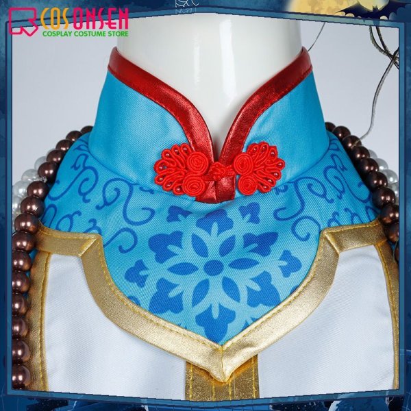 画像7: ツイステ風 ディアソムニア寮 リリア・ヴァンルージュ  キョンシー コスプレ衣装（尻尾なし） (7)