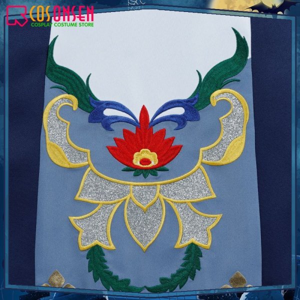 画像9: ツイステ風 ディアソムニア寮 リリア・ヴァンルージュ  キョンシー コスプレ衣装（尻尾なし） (9)