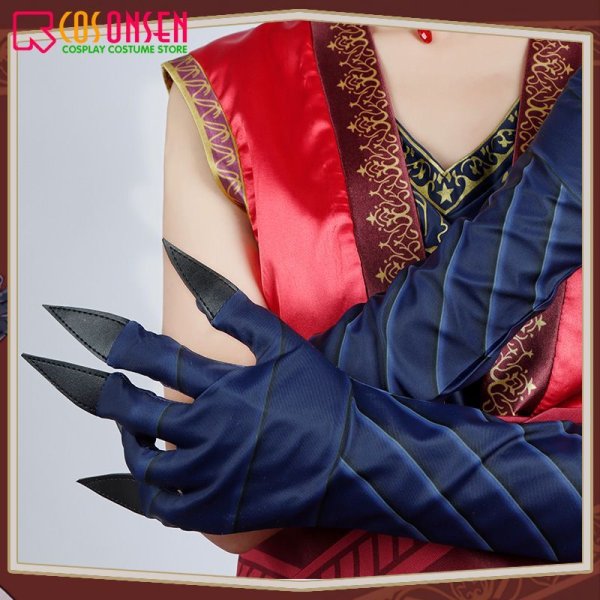 画像7: 【25％OFF】ツイステ風 スカラビア寮 狼男 カリム・アルアジーム コスプレ衣装 (7)