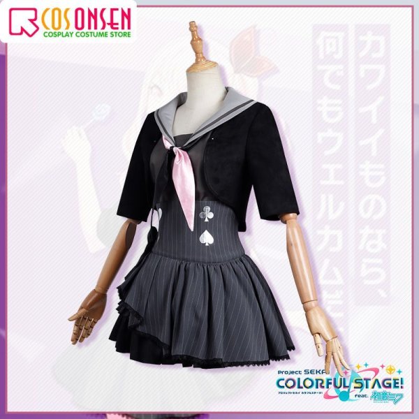 画像4: 【25%OFF】プロセカ 25時、ナイトコードで 暁山瑞希 コスプレ衣装 (4)