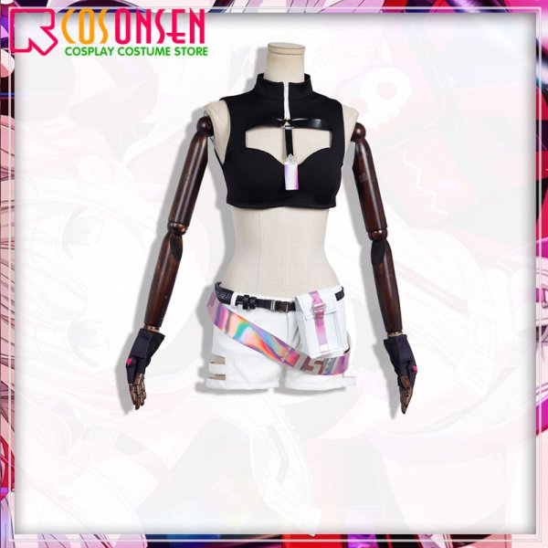 画像6: 【25%OFF】アイドルマスター アイマス シャイニーカラーズ 不機嫌なテーマパーク 特訓後 芹沢あさひ コスプレ衣装 (6)