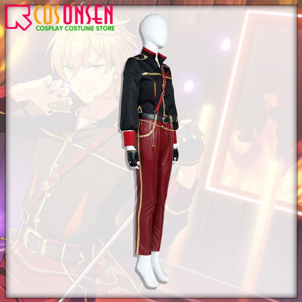 画像3: 【25％OFF】あんさんぶるスターズ あんスタ Howl！魂を燃やす不夜城 羽風薫 コスプレ衣装 (3)