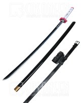 画像: 鬼滅の刃 水柱・富岡義勇 ベルト、日輪刀と鞘 コスプレ道具