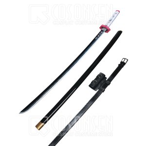 画像: 鬼滅の刃 水柱・富岡義勇 ベルト、日輪刀と鞘 コスプレ道具