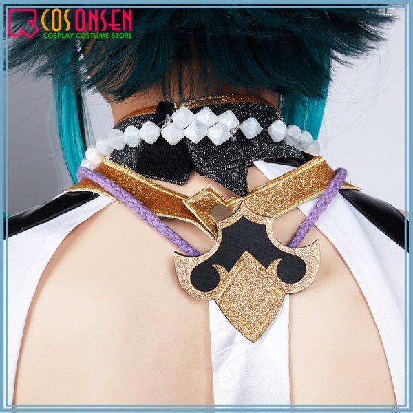 画像12: 原神 璃月港 ? コスプレ衣装(儺面なし) (12)