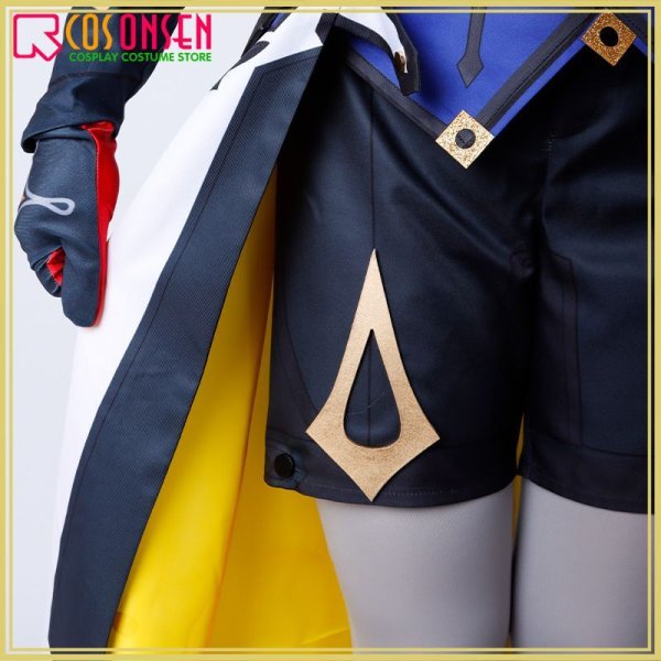 画像10: 原神 モンド城 錬金術師 白亜の申し子 アルベド コスプレ衣装 (10)