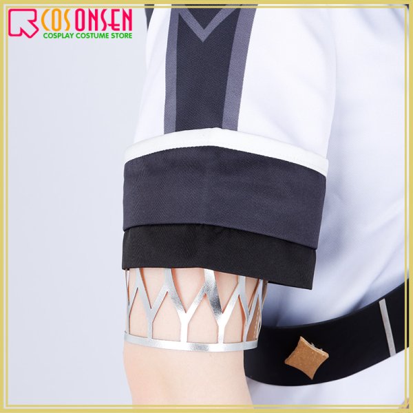 画像5: 原神 モンド城 錬金術師 白亜の申し子 アルベド コスプレ衣装 (5)