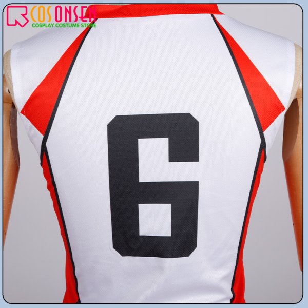 画像7: ハイキュー!! 新山女子高校 ユニフォーム 天内叶歌 コスプレ衣装 (7)