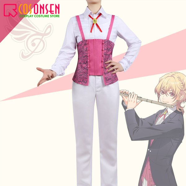 画像4: 金色のコルダ スターライトオーケストラ！スタオケ 弓原凛 コスプレ衣装 (4)