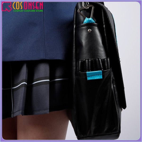 画像8: ブルーアーカイブ Blue Archive ブルアカ ABYDOS シロコ コスプレ衣装（カバン付き） (8)