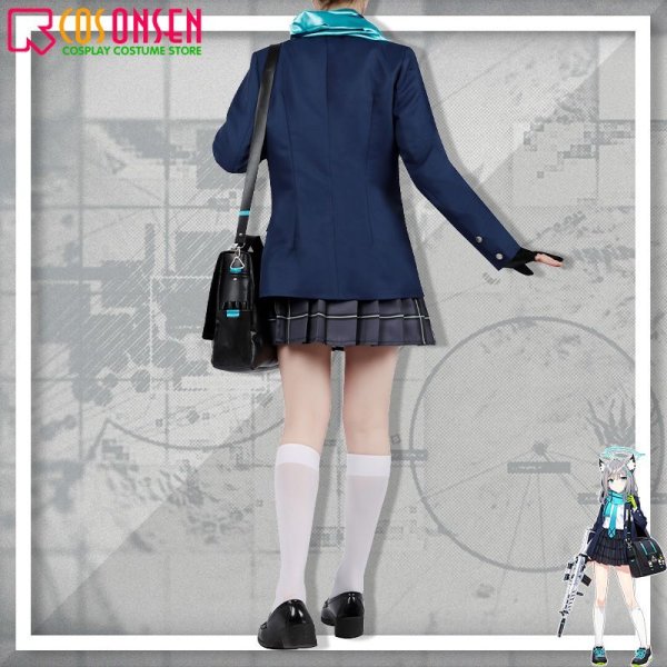 画像4: ブルーアーカイブ Blue Archive ブルアカ ABYDOS シロコ コスプレ衣装(カバンなし) (4)