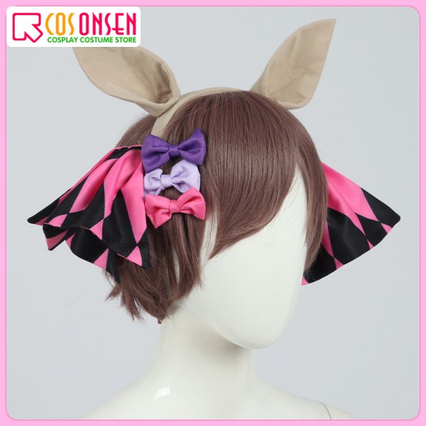 画像17: 【25%OFF】ウマ娘 プリティーダービー スマートファルコン 勝負服 コスプレ衣装(耳、尻尾付き) (17)