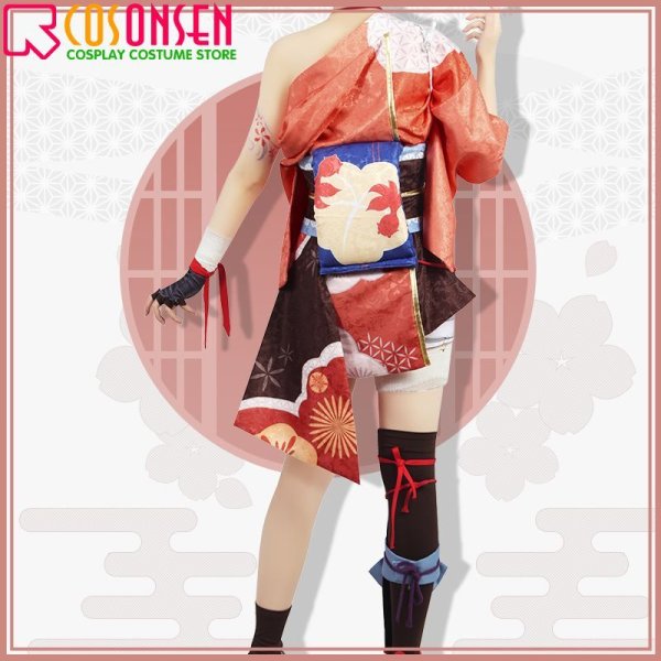 画像5: 原神 稲妻城 宵宮 コスプレ衣装 (5)