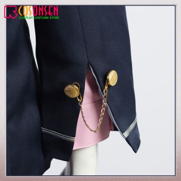 画像11: 【25%OFF】あんさんぶるスターズ あんスタ ラブ ライナー コラボ衣装 月永レオ コスプレ衣装 (11)