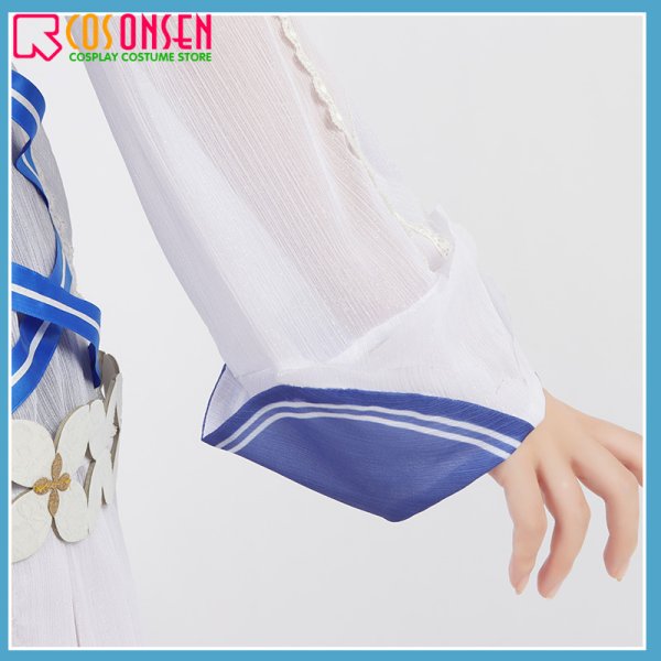 画像8: 原神 モンド城 バーバラ サマータイムスパークル コスプレ衣装 (8)