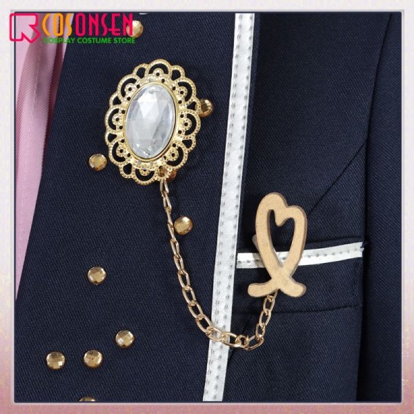 画像8: 【25%OFF】あんさんぶるスターズ あんスタ ラブ ライナー コラボ衣装 鳴上嵐 コスプレ衣装 (8)