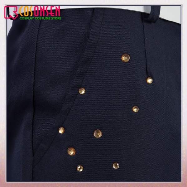 画像15: 【25%OFF】あんさんぶるスターズ あんスタ ラブ ライナー コラボ衣装 鳴上嵐 コスプレ衣装 (15)