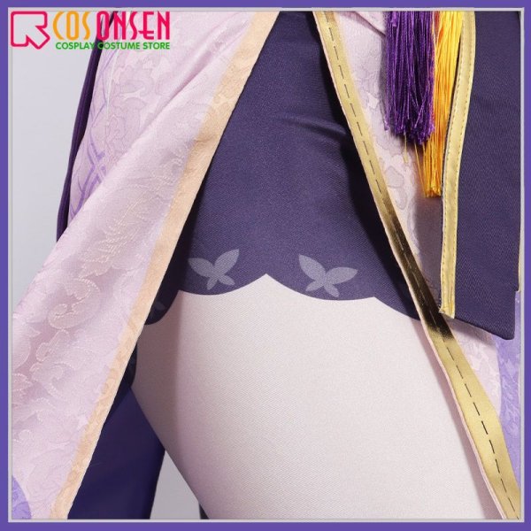 画像14: 原神 稲妻城 雷電将軍 コスプレ衣装 (14)