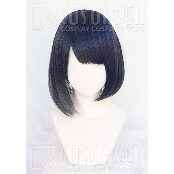 画像1: 原神 稲妻城 九条裟羅 コスプレウィッグ (1)