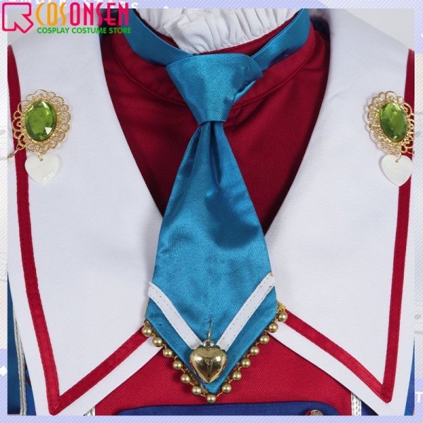 画像8: 【25%OFF】あんさんぶるスターズ あんスタ アイを届けるために 白鳥藍良 コスプレ衣装 (8)