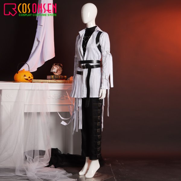 画像3: 【25%OFF】ツイステ風 オクタヴィネル寮 アズール・アーシェングロット ミイラ男 コスプレ衣装 (3)