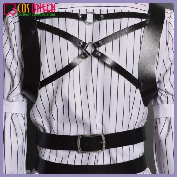 画像13: 【25%OFF】ツイステ風 オクタヴィネル寮 アズール・アーシェングロット ミイラ男 コスプレ衣装 (13)