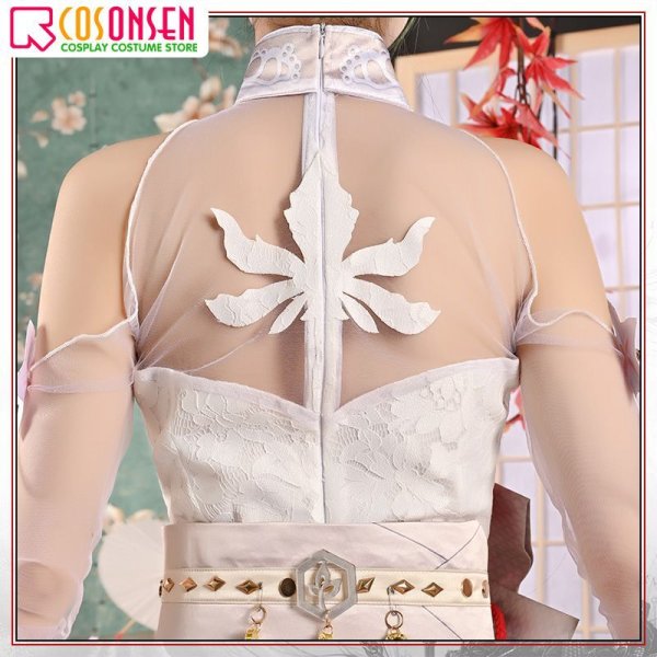 画像10: NARAKA:BLADEPOINT 紅夜 霜天紅葉 コスプレ衣装 (10)