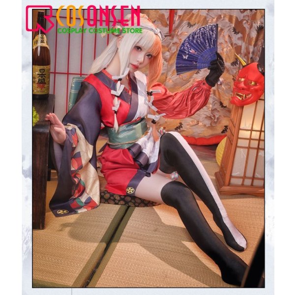 画像5: 【25%OFF】Fate/Grand Order FGO 出雲阿国 コスプレ衣装 霊基再臨 第1段階 (5)