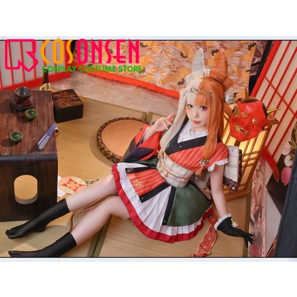 画像6: Fate/Grand Order FGO 出雲阿国 コスプレ衣装 霊基再臨 第3段階 (6)