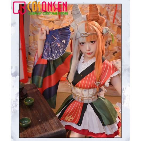 画像7: Fate/Grand Order FGO 出雲阿国 コスプレ衣装 霊基再臨 第3段階 (7)