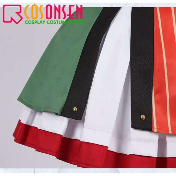 画像10: Fate/Grand Order FGO 出雲阿国 コスプレ衣装 霊基再臨 第3段階 (10)