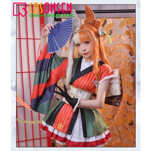 画像5: Fate/Grand Order FGO 出雲阿国 コスプレ衣装 霊基再臨 第3段階 (5)