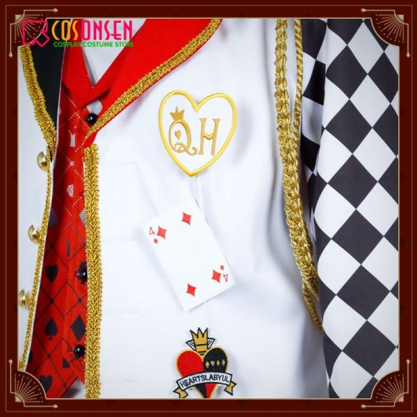 画像8: 【25%OFF】ツイステ風 ハーツラビュル寮 ケイト・ダイヤモンド 寮服 コスプレ衣装 (8)