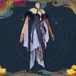 画像4: 原神 璃月港 凝光「紗の幽蘭」実装 コスプレ衣装 (4)
