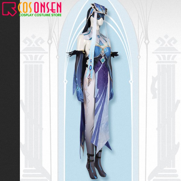 画像4: 原神 ファデュイ・ミラーメイデン コスプレ衣装 (4)