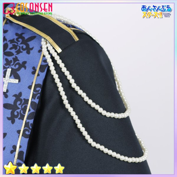 画像10: 【25%OFF】あんさんぶるスターズ! あんスタ SHUFFLE×静寂の黒雪 Noir Neige 朔間兄弟 朔間零 朔間凛月 コスプレ衣装 (10)