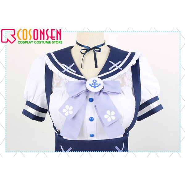 画像13: ホロライブ hololive 2期生 湊あくあ 私服 コスプレ衣装 (13)