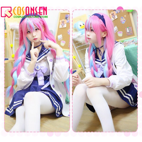 画像7: ホロライブ hololive 2期生 湊あくあ 私服 コスプレ衣装 (7)