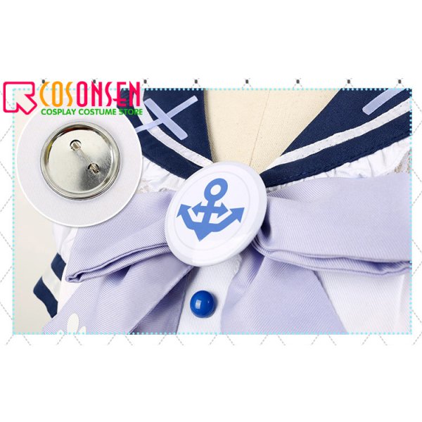 画像14: ホロライブ hololive 2期生 湊あくあ 私服 コスプレ衣装 (14)