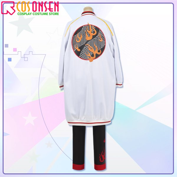 画像4: 【25％OFF】あんさんぶるスターズ! あんスタ フィーチャースカウト 鬼龍紅郎 軌跡を纏う コスプレ衣装 (4)