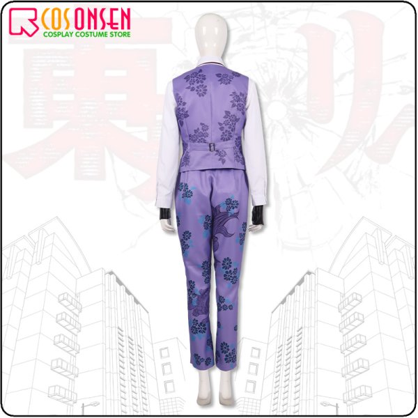 画像6: 東京卍リベンジャーズ 東リベ TOKYO 卍 REVENGERS EXHIBITION 乾青宗 コスプレ衣装 (6)